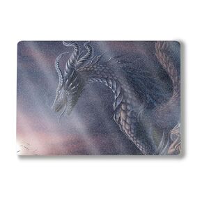 Glossy Glitter Laptop Skin Compatible with Surface Laptop 7 15" (2024) - Dragon Fantasy - Premium 3M Vinyl Protective Wrap Decal Cover - Easy to Apply | Crafted in The USA by MightySkins