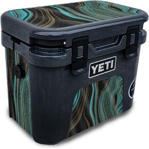 Skin Compatible with Yeti Roadie 15 Hard Cooler - Cotton Candy Swirl - Premium 3M Vinyl Protective Wrap Decal Cover - Easy to Apply | Crafted in The USA by MightySkins