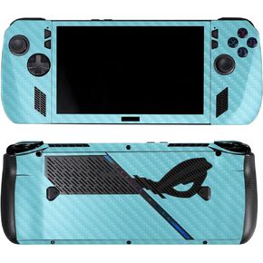 Carbon Fiber Skin Compatible with Asus ROG Ally X - Solid Seafoam - Premium 3M Vinyl Protective Wrap Decal Cover - Easy to Apply | Crafted in The USA by MightySkins