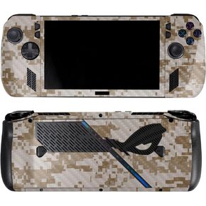 غلاف من ألياف الكربون متوافق مع Asus ROG Ally X - رغوة بحرية صلبة - غطاء لاصق واقي من الفينيل الفاخر 3M - سهل التطبيق | صُنع في الولايات المتحدة الأمريكية بواسطة MightySkins