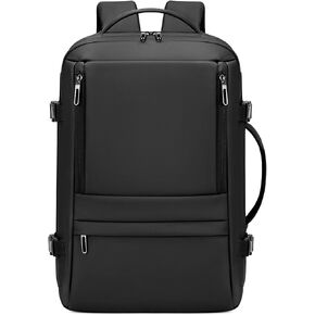 Carry On Travel Backpack for Airplanes | 40L Suitcase Backpack Luggage Business Weekender Bag - Expandable Travel Backpack Carry On Flight Approved for Men Women - Black