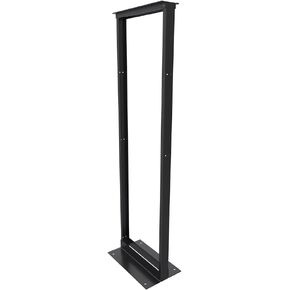 NavePoint 45U 23-inch Width 2-Post Frame Rack - Open Frame Rack with Threaded for 19 Inch Equipments, Server Rack 750lbs Weight Capacity, Floor Mount, RU Markings