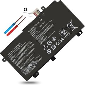 48Wh B31N1726 B31BNEH Battery Replacement for Asus TUF Gaming FX504 FX505 FX505DT FX504GD FX504GE FX504GM A15 FA506 FA506IU A17 FA706II NotebooFX80 FX86 B31N1726-1 B31BN91 A41LK9H 0B200-02910200