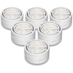 HME Filter, Replacement Cartridges for ResMed HumidX, Compatible with Airmini CPAP Machine & P10 Nasal Pillows, N20 and N30 Nasal Masks, 6-Pack Cartridges