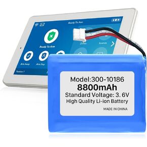 300-10186 Battery, [2024 Upgraded] 8800mAh Super High Capacity 0 Cycle Li-ion Replacement Battery for ADT Command Smart Security Panel ADT7AIO-1, ADT5AIO-2, ADT5AIO-3 Battery