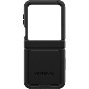 OtterBox Galaxy Z Flip6 Defender Series XT Case - Black, screenless, screenless, Rugged Hinge Protection, Lanyard Attachment, PowerShare and Wireless Charging Compatible