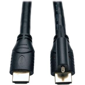 Tripp Lite High Speed HDMI Cable with Ethernet and Locking Connector, Ultra HD 4K x 2K, 24AWG (M/M), 10-ft. (P569-010-LOCK)