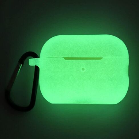 Airpods Pro 2 Case 2nd Generation (2022) Silicone Shockproof Cover - Glow in The Dark Green in Saudi Arabia