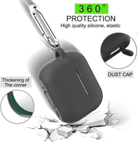 Airpods Pro 2 Case 2nd Generation (2022) Silicone Shockproof Cover - Glow in The Dark Green in Saudi Arabia