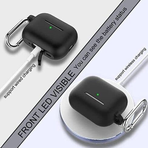 Airpods Pro 2 Case 2nd Generation (2022) Silicone Shockproof Cover - Glow in The Dark Green in Saudi Arabia