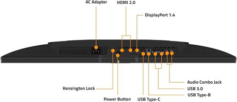 شاشة Gigabyte AORUS FI32Q-X مقاس 32 بوصة QHD SS IPS للألعاب، شاشة KVM مدمجة، شاشة عرض 2560 × 1440، معدل تحديث 240 هرتز، وقت الاستجابة 1 مللي ثانية (GTG)، 1xDisplayPort 1.4، 2xHDMI 2.1، 3xUSB 3.0،-KVM+USB Type-C in Saudi Arabia