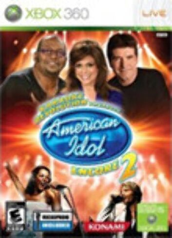 ثورة الكاريوكي: تقدم لعبة American Idol Encore 2 مع ميكروفون - Xbox 360 (متجددة) in Saudi Arabia