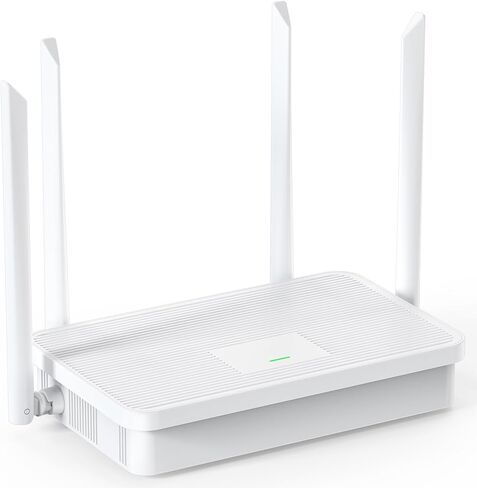 UeeVii AX1200 WiFi 5 WiFi Router, Dual-Band Gigabit Wireless Router Compatible with Wireless Bridge & AP, 1x WAN,3X LAN Ethernet Router Supports Guest WiFi, Parental Controls, OneMesh, AP Mode in Kuwait