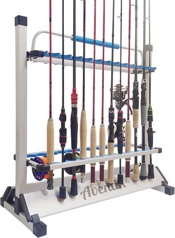 Aventik Fishing Rod Rack, Gunsmoke 12&24 Rods Aluminum Fishing Rod Holder (24 Rod Racks) in Saudi Arabia