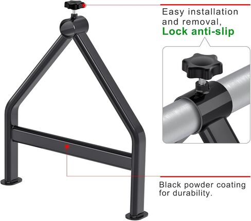Lifeswell Wire Spool Rack, Portable Cable Caddy, Steel Fully welded Wire Rack Dispenser for up to 28" Diameter Spools, 220 lbs Capacity, Black in Kuwait