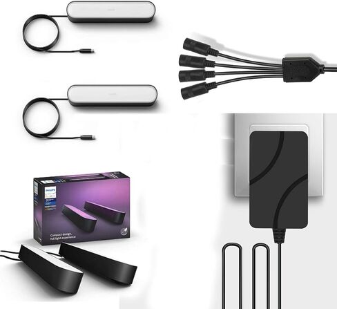 مصدر الطاقة لشريط الإضاءة Philips Hue Play 7820430U7 7820331U7 7820330U7 8718696170724 915005879201 24V Hue Play Converter in Kuwait