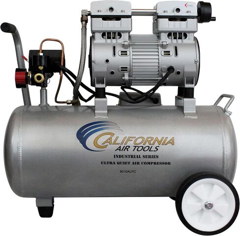 California Air Tools 8010AAD Ultra-Quiet 8-Gal Aluminum Tank 1 HP Oil-Free Air Compressor with Automatic Drain Valve in Saudi Arabia