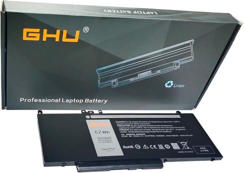بطارية GHU 6MT4T 62Wh 7.6V لأجهزة Dell Latitude 14 5470 E5470 15 5570 E5570 الدقة 15 3510 M3510 رقم الجزء 7V69Y TXF9M 79VRK in Saudi Arabia