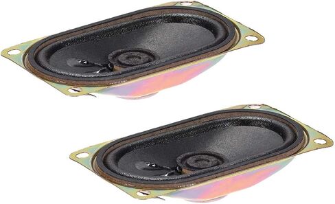 uxcell 5W 8 Ohm DIY Magnetic Speaker 40mm X 70mm Square Shape Replacement Loudspeaker for LCD TV 2pcs in Saudi Arabia