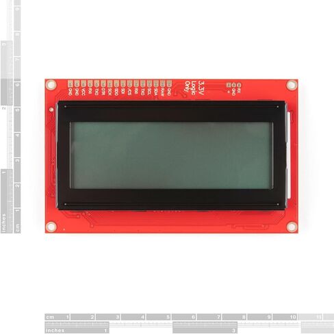 SparkFun 20x4 SerLCD - إضاءة خلفية RGB (Qwiic) - شاشة سوداء على شاشة حمراء/أخضر/أزرق تتواصل مع المنطق والطاقة التسلسلية I2C SPI 3.3V in Saudi Arabia
