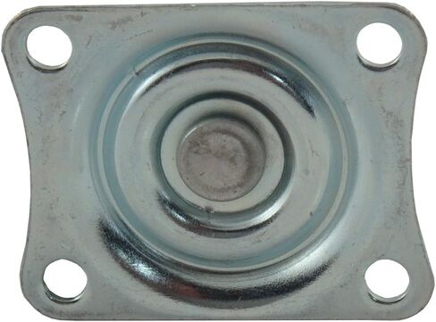 Titan 3" Thermoplastic Rubber (TPR) Swivel Plate Threaded Stem Caster w/Brake, 110-lb. Capacity, Gray in Saudi Arabia