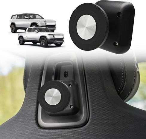 BestEvMod Seat Back Second Row Anchor 1/4 Screw Mount Phone Holder Tablet Mag Safe Compatible with 2022-2024 Rivian R1T&R1S Backseat fits All Phones&Android 360° Adjustable(Tablet Holder) in Saudi Arabia