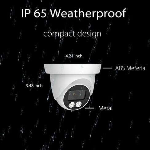 كاميرا مراقبة CCTV ذات زاوية واسعة 24/7 بالألوان الكاملة 5MP TVI، 5MP AHD، 4MP CVI in Kuwait