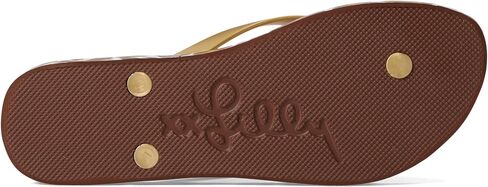 Lilly Pulitzer Pool Flip-Flop for Women - Slim Jelly Upper with Printed Foam Footbed, and Lightweight Flip Flops in Saudi Arabia
