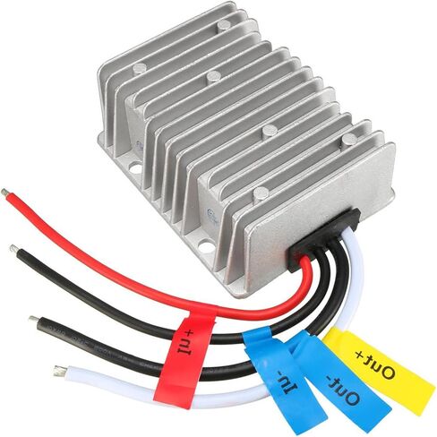 DC 48V Step Down to 13.8V 30A 414W Converter Voltage Regulator, IP68 Waterproof Voltage Reducer Transformer Power Supply for Golf Cart, Bus, Trucks, Taxi, LCD TV and Monitoring System in Kuwait