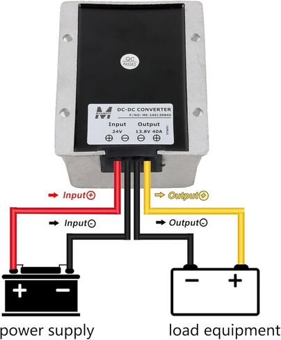 DC 48V Step Down to 13.8V 30A 414W Converter Voltage Regulator, IP68 Waterproof Voltage Reducer Transformer Power Supply for Golf Cart, Bus, Trucks, Taxi, LCD TV and Monitoring System in Kuwait