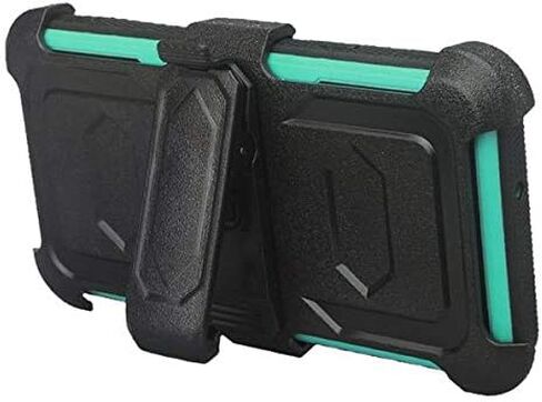 Galaxy Wireless Case for LG Stylo 5/LG Stylo 5 Plus Case,Rugged Series with Built-in [Screen Protector] Heavy Duty Full-Body Rugged Holster Cover Case [Belt Swivel Clip][Kickstand] - Black in Saudi Arabia