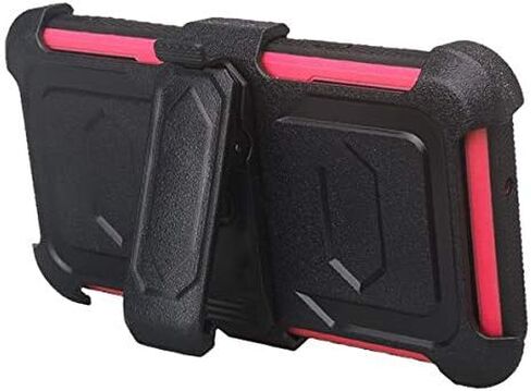 حافظة Galaxy Wireless لهاتف LG Stylo 5/LG Stylo 5 Plus، سلسلة متينة مع [واقي شاشة] مدمج [واقي شاشة] غطاء متين لكامل الجسم [مشبك حزام دوار] [مسند] - أسود in Kuwait
