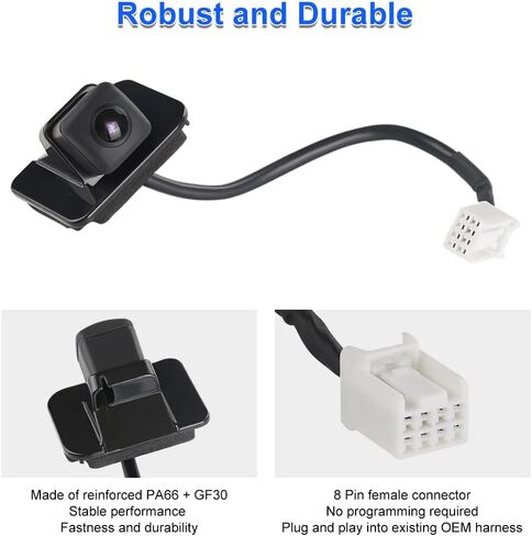JDMON Backup Reverse Camera Compatible with Honda Accord Sedan EX-L 2014 2015 2016 2017 Rear View Camera Replacement for 39530-T2A-A21 39530-T2A-U21 39530-T2A-A31 39530-T2A-U110-M2 in Saudi Arabia