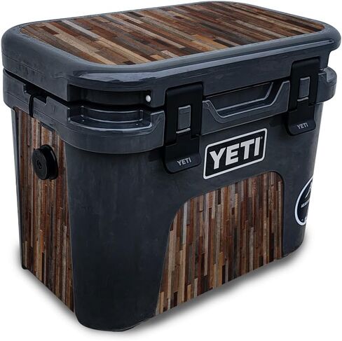 Skin Compatible with Yeti Roadie 15 Hard Cooler - Woody - Premium 3M Vinyl Protective Wrap Decal Cover - Easy to Apply | Crafted in The USA by MightySkins in Kuwait