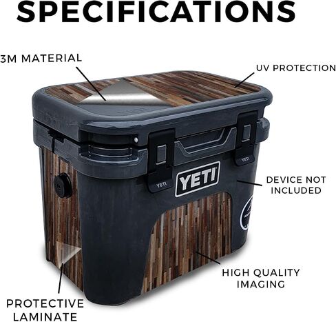 Skin Compatible with Yeti Roadie 15 Hard Cooler - Woody - Premium 3M Vinyl Protective Wrap Decal Cover - Easy to Apply | Crafted in The USA by MightySkins in Kuwait
