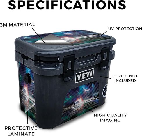 Skin Compatible with Yeti Roadie 15 Hard Cooler - Woody - Premium 3M Vinyl Protective Wrap Decal Cover - Easy to Apply | Crafted in The USA by MightySkins in Kuwait
