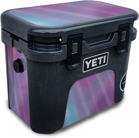 Skin Compatible with Yeti Roadie 15 Hard Cooler - Watercolor White - Premium 3M Vinyl Protective Wrap Decal Cover - Easy to Apply | Crafted in The USA by MightySkins in Saudi Arabia