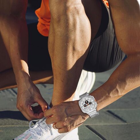 سوار تيتانيوم من TRUMiRR لساعة Galaxy Watch Ultra 47 مم، حزام ساعة بنقرة واحدة وبدون فجوة حزام إبزيم مدمج لساعة Samsung Galaxy Watch Ultra 47 مم (2024) in Saudi Arabia