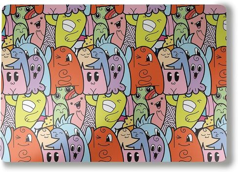 Glossy Glitter Laptop Skin Compatible with Surface Laptop 7 15" (2024) - Water Dog - Premium 3M Vinyl Protective Wrap Decal Cover - Easy to Apply | Crafted in The USA by MightySkins in Kuwait