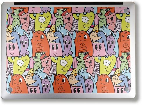 Glossy Glitter Laptop Skin Compatible with Surface Laptop 7 15" (2024) - Water Dog - Premium 3M Vinyl Protective Wrap Decal Cover - Easy to Apply | Crafted in The USA by MightySkins in Kuwait