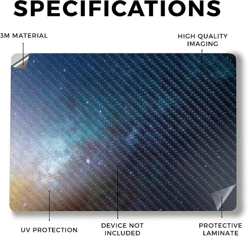 Glossy Glitter Laptop Skin Compatible with Surface Laptop 7 15" (2024) - Why Knot - Premium 3M Vinyl Protective Wrap Decal Cover - Easy to Apply | Crafted in The USA by MightySkins in Kuwait