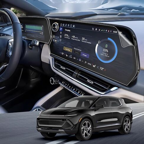 واقي شاشة 17.7 بوصة مضاد للوهج غير لامع 2026 Chevy Equinox EV لعام 2024 2025 2026 Chevy Equinox EV (1LT/2LT/3LT/2RS/3RS) غطاء شاشة لمس معلومات الترفيه لملحقات Equinox EV 2026 in Saudi Arabia