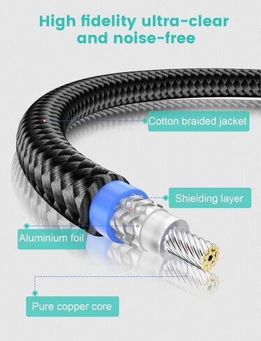 EMK 90 Degree Subwoofer Cable,RCA Male to Male Digital Coaxial Audio Cable for Television, DVD Player, Gaming Console, Projector, Speaker (10FT/3M) in Saudi Arabia