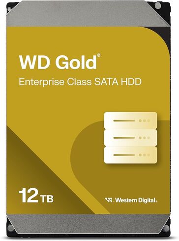 محرك الأقراص الصلبة الداخلي ويسترن ديجيتال 8 تيرابايت WD Gold Enterprise Class - فئة 7200 دورة في الدقيقة، SATA 6 جيجابايت/ثانية، ذاكرة تخزين مؤقت 256 ميجابايت، 3.5 بوصة - WD8005FRYZ in Saudi Arabia