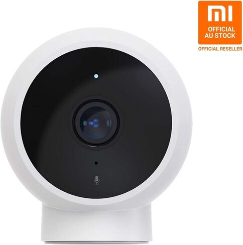 كاميرا Xiaomi Mi 2K مغناطيسية، جودة صورة فائقة الوضوح 2K، رؤية ليلية بالأشعة تحت الحمراء، مكالمات صوتية ثنائية الاتجاه، كشف الحركة، التحكم الصوتي الذكي، أبيض in Saudi Arabia