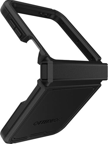 حافظة OtterBox Galaxy Z Flip6 Defender Series XT - أسود، بدون شاشة، بدون شاشة، حماية قوية للمفصلات، مرفق حبل، PowerShare ومتوافق مع الشحن اللاسلكي in Saudi Arabia