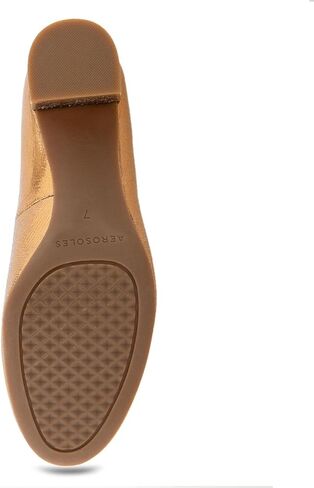 Aerosoles Women's EBEL Pump, Soft Gold Leather, 6 in Kuwait