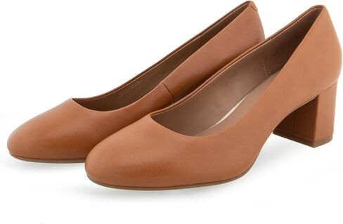 Aerosoles Women's EBEL Pump, Soft Gold Leather, 6 in Kuwait