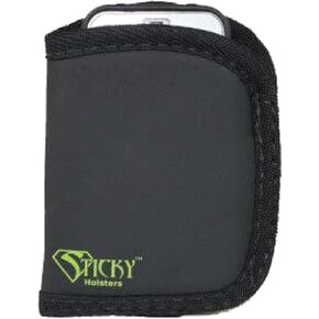 Sticky Holsters Cell Phone Pouch Holster T-1 – Cellphone Sleeve Case Cover – Fits Phones 5 x 3.5 inches with or Without a Case – IWB or Everyday Pocket Carry – Black