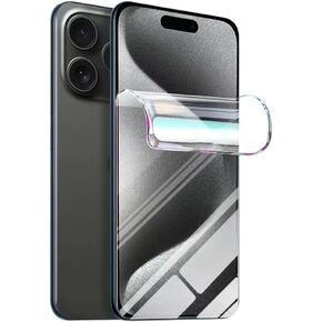 [2 Pack] High Definition Hydrogel Screen Protector for OnePlus 12 / 12R, Upgraded High Sensitivity Non-breakable Flexible TPU Screen Protector [Scratch Resistant] [Bubble Free] (Non-Tempered Glass)